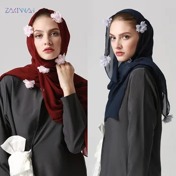 Female Muslim Headscarf 73*176CM New Chiffon Flower Comfortable Middle East Retro National Style Long Hijab High Quality Scarf
Female Muslim Headscarf 73*176CM New Chiffon Flower Comfortable Middle East Retro National Style Long Hijab High Quality Scarf