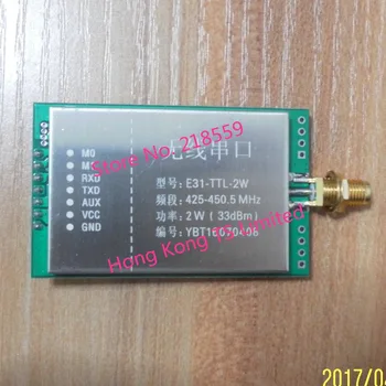 E31-433T33D E31-TTL-2W 433MHz 8km 2W UART AX5243 RF Wireless Radio Transceiver Module E31(433T33D)
E31-433T33D E31-TTL-2W 433MHz 8km 2W UART AX5243 RF Wireless Radio Transceiver Module E31(433T33D)
