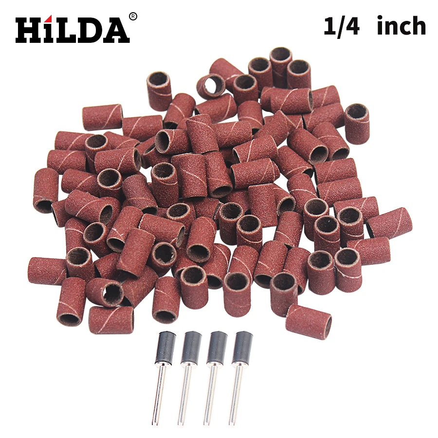 HILDA Dremel Accessories Abrasive Tools 100Pcs Drum Sanding Kit+4 Sanding Drum Mandrel Shank Dremel Rotary Tool Nail Drill Bits
HILDA Dremel Accessories Abrasive Tools 100Pcs Drum Sanding Kit+4 Sanding Drum Mandrel Shank Dremel Rotary Tool Nail Drill Bits