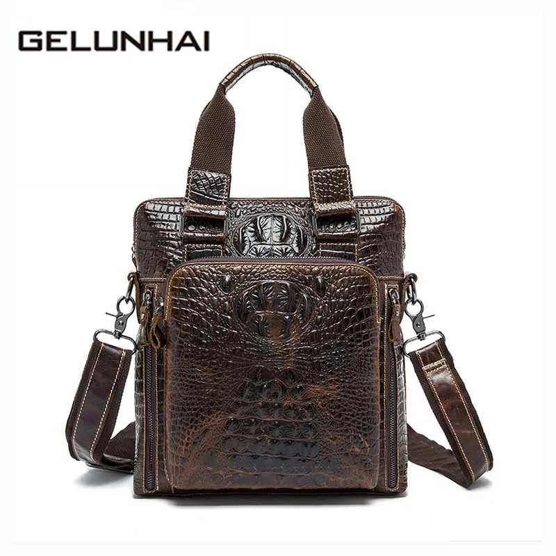 2019 Time-limited Alligator Men Bag Genuine Leather New Designer Man Shoulder Crossbody Handbag Pattern Male Messenger 8831
2019 Time-limited Alligator Men Bag Genuine Leather New Designer Man Shoulder Crossbody Handbag Pattern Male Messenger 8831