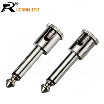 10pcs Mono 6.35mm Male Plug Connector Copper Screw Type Solder-free 2 Poles 1/4 Inch Guitar Plug Microphone Jack Wire Connector
10pcs Mono 6.35mm Male Plug Connector Copper Screw Type Solder-free 2 Poles 1/4 Inch Guitar Plug Microphone Jack Wire Connector