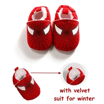 2019Winter Baby Velvet Shoes Spider Man Cartoon Bear Beer Boys Girls Newborn Infant Warm Thicker Anti-slip Cute First Walkers
2019Winter Baby Velvet Shoes Spider Man Cartoon Bear Beer Boys Girls Newborn Infant Warm Thicker Anti-slip Cute First Walkers