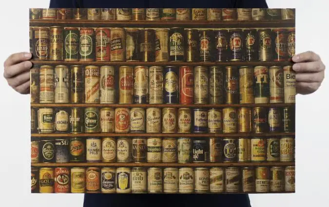 Daqo figure wall sticker decor beer bar/restaurant/nostalgic kraft paper posters 51 x35. 5 cm
Daqo figure wall sticker decor beer bar/restaurant/nostalgic kraft paper posters 51 x35. 5 cm