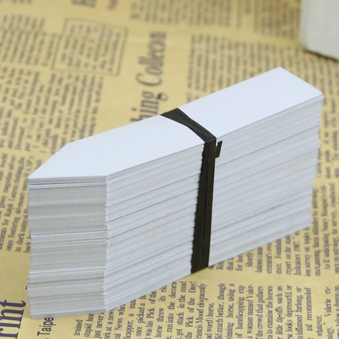 Practical 100 Pcs Plastic Plant Seed Labels Pot Marker Nursery Garden Stake Tags 10cm x 2cm (White) |