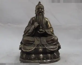 S03447 Chinese buddhism mythology Bronze Copper Tai shang lao jun Taoist buddha Statue
S03447 Chinese buddhism mythology Bronze Copper Tai shang lao jun Taoist buddha Statue