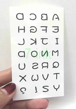 Water Transfer fake tattoo Stickers cute English letter "A-Z" tattoo Waterproof Temporary tattoo for adults kids 10.5*6 cm
Water Transfer fake tattoo Stickers cute English letter "A-Z" tattoo Waterproof Temporary tattoo for adults kids 10.5*6 cm