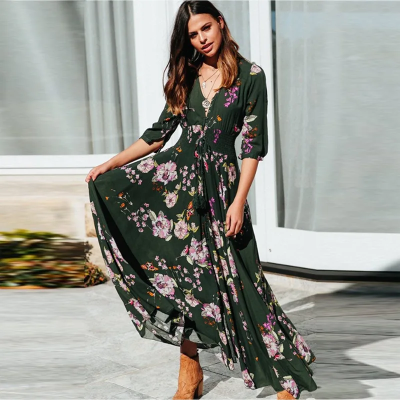 Beach Coverups For Women Saida De Bath Cover Up Tunics Summer Swimsuits Bohemia Print Neck Button Minutes Long Sleeve Skirt 2019
Beach Coverups For Women Saida De Bath Cover Up Tunics Summer Swimsuits Bohemia Print Neck Button Minutes Long Sleeve Skirt 2019