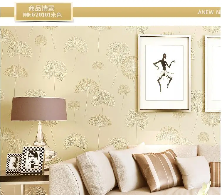 Wallpaper Sweet and Rural Dandelion 3D Wall Papers bedroom Living Room Wallpaper Wall Stickers Roll Luxury Non-Woven Wallpaper
Wallpaper Sweet and Rural Dandelion 3D Wall Papers bedroom Living Room Wallpaper Wall Stickers Roll Luxury Non-Woven Wallpaper
