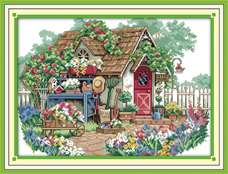 Flower cabin (2), counted printed on fabric DMC 14CT 11CT Cross Stitch kits,embroidery needlework Sets, Home Decor
Flower cabin (2), counted printed on fabric DMC 14CT 11CT Cross Stitch kits,embroidery needlework Sets, Home Decor