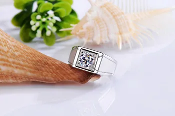 0.5 Carat Pure 750 Gold Romantic Style Chic Real Moissanite Men's Anniversary Ring Prevalent Royal Valentine's Day Jewelry Gift
0.5 Carat Pure 750 Gold Romantic Style Chic Real Moissanite Men's Anniversary Ring Prevalent Royal Valentine's Day Jewelry Gift