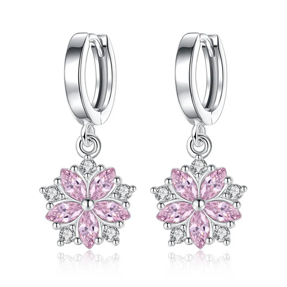 ECODAY Pink White Cubic Zircon Earrings Women Stud Earrings Brincos Jewelry boucle d'oreille femme 2019
ECODAY Pink White Cubic Zircon Earrings Women Stud Earrings Brincos Jewelry boucle d'oreille femme 2019