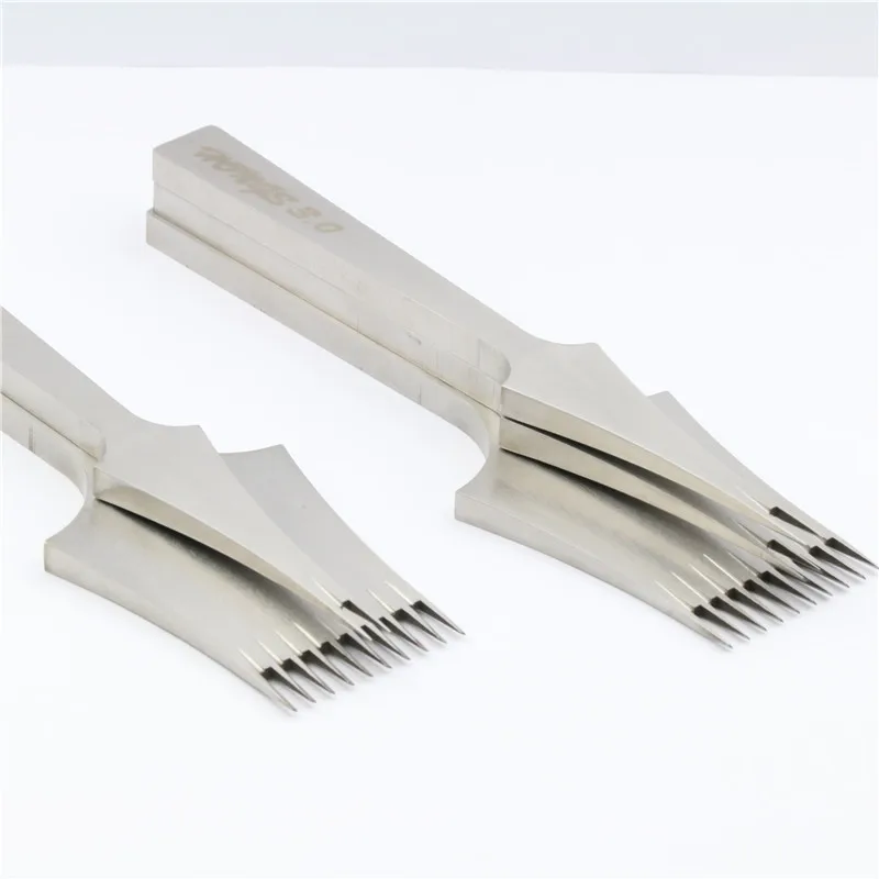 Good quality Mitsubishi Leather Tools Treatments Crafts DIY stitching punch Pricking Iron 2.7mm /3.0mm / 3.38 / 3.85 spacing
Good quality Mitsubishi Leather Tools Treatments Crafts DIY stitching punch Pricking Iron 2.7mm /3.0mm / 3.38 / 3.85 spacing