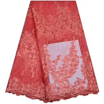 2018 Latest African French Net Lace Fabric With Stones Fashion Embroidered Design Nigeria Tulle Lace Fabric 5 Yards 1185
2018 Latest African French Net Lace Fabric With Stones Fashion Embroidered Design Nigeria Tulle Lace Fabric 5 Yards 1185