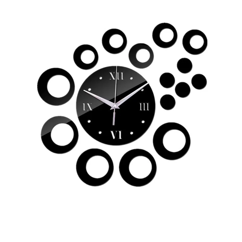 Modern Circles Mirror Style Acrylic Wall Clock Removable Sticker Home Decoration DIY Creative round Wall Clock Environmental Pro
Modern Circles Mirror Style Acrylic Wall Clock Removable Sticker Home Decoration DIY Creative round Wall Clock Environmental Pro