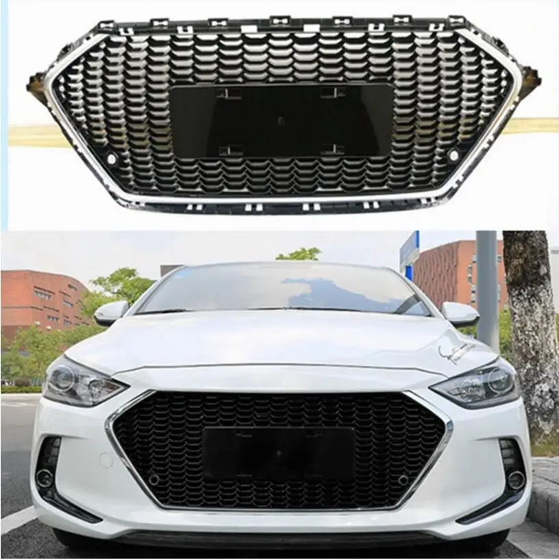 ABS Plastic Front Bumper Front Grille Front Grilles Shiny Front Center Grills 1Pcs Fit For Hyundai Elantra 2017 2018
ABS Plastic Front Bumper Front Grille Front Grilles Shiny Front Center Grills 1Pcs Fit For Hyundai Elantra 2017 2018