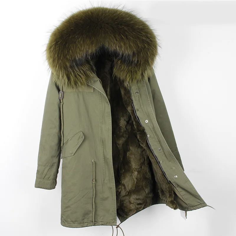 2019 New Winter Jacket Women Coat Genuine Rex Rabbit Fur Liner Hood Long Parka Real Raccoon Fur Outerwear 3 In 1 Detachable
2019 New Winter Jacket Women Coat Genuine Rex Rabbit Fur Liner Hood Long Parka Real Raccoon Fur Outerwear 3 In 1 Detachable