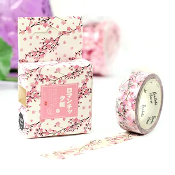 1 pcs DIY Japanese Paper Decorative Adhesive Tape Cartoon Romantic cherry Washi Tape/Masking Tape Stickers Size 15mm*7m
1 pcs DIY Japanese Paper Decorative Adhesive Tape Cartoon Romantic cherry Washi Tape/Masking Tape Stickers Size 15mm*7m