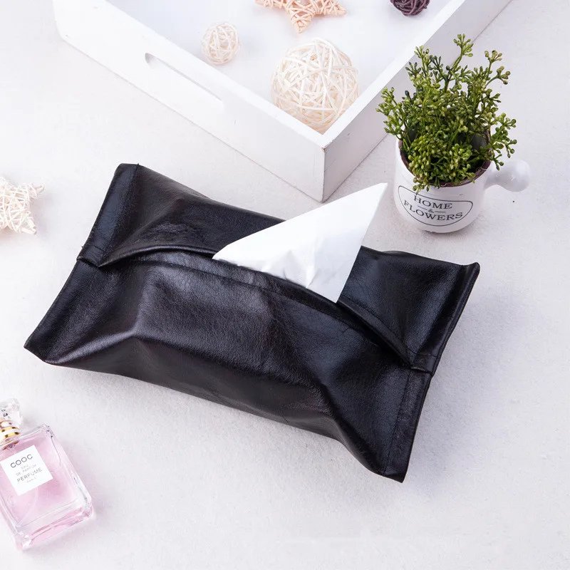 Solid Tissue Box Container PU Leather Waterproof Napkin Papers Bag Household Car Tissue Holder Soft Foldable Tissue Box Case
Solid Tissue Box Container PU Leather Waterproof Napkin Papers Bag Household Car Tissue Holder Soft Foldable Tissue Box Case