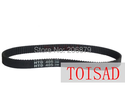 HTD405-3M Teeth 135 Width 10, 15mm Length 405mm HTD3M 405 3M Rubber Timing Transmission Belt
HTD405-3M Teeth 135 Width 10, 15mm Length 405mm HTD3M 405 3M Rubber Timing Transmission Belt