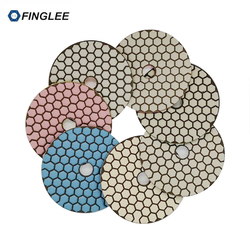 10pcs 4inch/100mm Angle Grinder Diamond Flexible Dry Polishing Pad Granite Concrete Marble Polish Tools For Stone
10pcs 4inch/100mm Angle Grinder Diamond Flexible Dry Polishing Pad Granite Concrete Marble Polish Tools For Stone