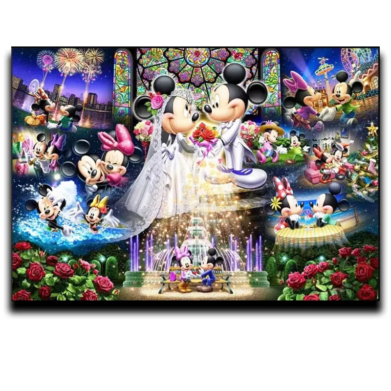 Painting Diamond Fancy Drill Round & Square Mosaic Diamond Rhinestones Full of Embroidery House Decoration Mickey Mouse
Painting Diamond Fancy Drill Round & Square Mosaic Diamond Rhinestones Full of Embroidery House Decoration Mickey Mouse