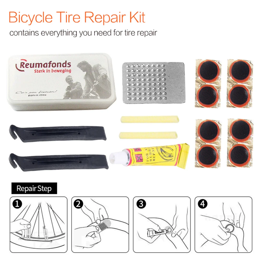 2018 Hot Sale Mountain Bike Bicycle Repair Tools Cycling Flat Tire Repair Rubber Patch Glue Lever Sets Emergency Tire Fix Kit
2018 Hot Sale Mountain Bike Bicycle Repair Tools Cycling Flat Tire Repair Rubber Patch Glue Lever Sets Emergency Tire Fix Kit
