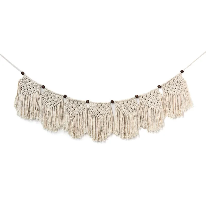 Vintage Cotton Hanging Macrame Handmade Decorations Bohemian Tassels Wedding Ceremony Gift Living Room Wall Decor Macrame
Vintage Cotton Hanging Macrame Handmade Decorations Bohemian Tassels Wedding Ceremony Gift Living Room Wall Decor Macrame