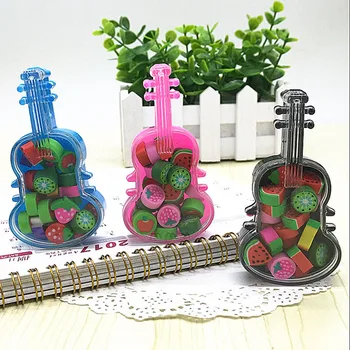 Guitar Box Straw Berry Eraser Kid Musical Stationery Gift Fruit Soft Rubber Eraser Cartoon 3D Pencil Eraser School Student Prize
Guitar Box Straw Berry Eraser Kid Musical Stationery Gift Fruit Soft Rubber Eraser Cartoon 3D Pencil Eraser School Student Prize