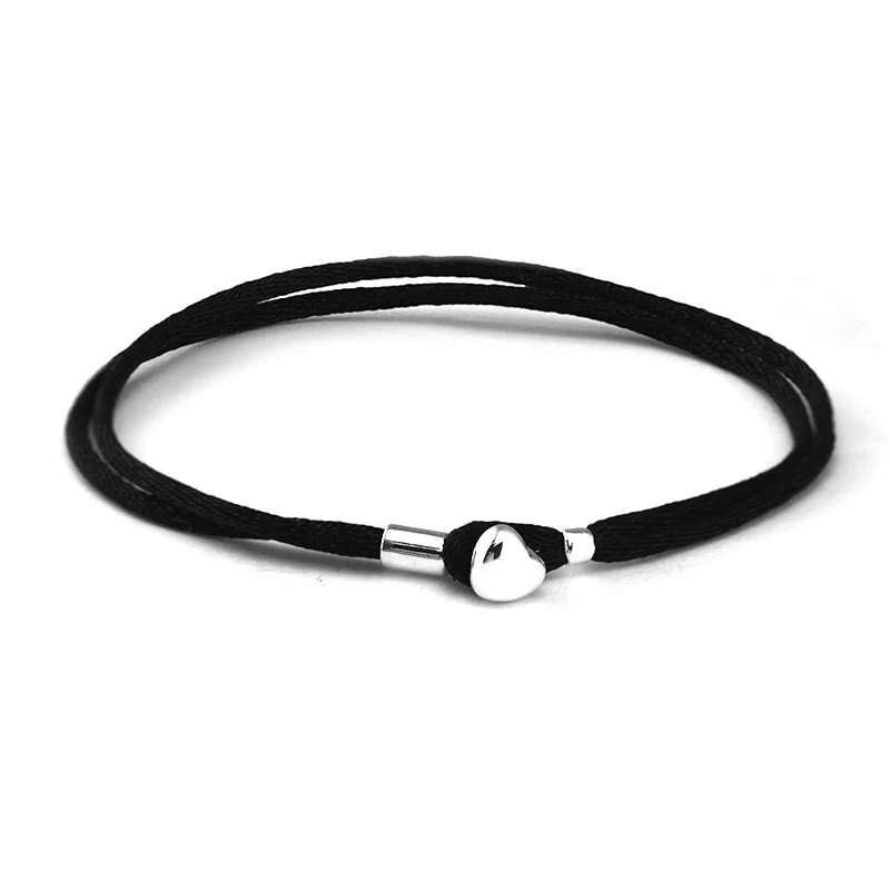 Bracelet Sterling-Silver-Jewelry Black Fabric Cord BangleS & Bracelets for Women Jewelry Pulseira Masculina Feminina Silver
Bracelet Sterling-Silver-Jewelry Black Fabric Cord BangleS & Bracelets for Women Jewelry Pulseira Masculina Feminina Silver
