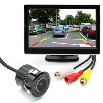 Car Parking Assistance 2IN1 5" TFT LCD Rearview Monitor with 2 Video Input + Rear / Front CCD Backup Camera with Drill
Car Parking Assistance 2IN1 5" TFT LCD Rearview Monitor with 2 Video Input + Rear / Front CCD Backup Camera with Drill