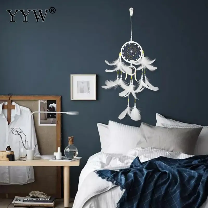 White Dream Catcher Feather Hunter Substance Scandinavian Dreamcatcher Car Hoops Wind Chimes Nordic Hanging Room Decoration Home
White Dream Catcher Feather Hunter Substance Scandinavian Dreamcatcher Car Hoops Wind Chimes Nordic Hanging Room Decoration Home