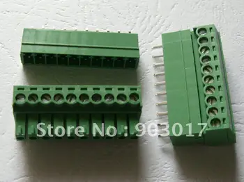 20 pcs Straight 10pin/way Pitch 3.5mm Screw Terminal Block Connector Green Color Pluggable Type with pin
20 pcs Straight 10pin/way Pitch 3.5mm Screw Terminal Block Connector Green Color Pluggable Type with pin