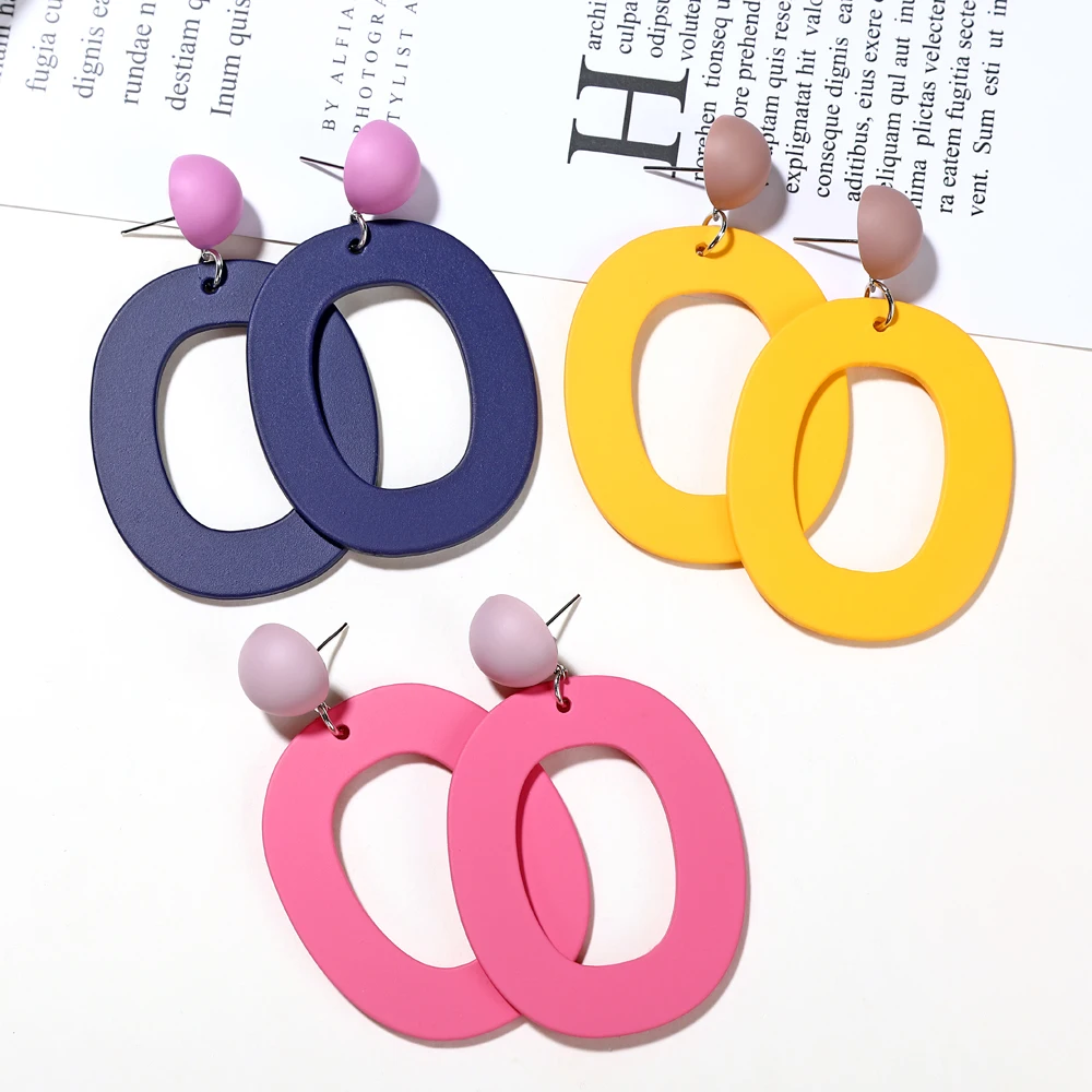 YAOLOGE Acrylic Big Roound Beads Dangle Earrings Earrings For Women Lady Yellow Pink Blue Circle Jewelry Trendy Ear Accessories
YAOLOGE Acrylic Big Roound Beads Dangle Earrings Earrings For Women Lady Yellow Pink Blue Circle Jewelry Trendy Ear Accessories