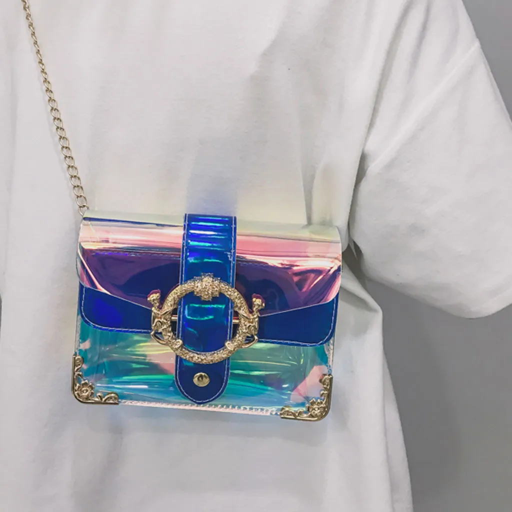 Women Fashion Colorful Portable Jelly Bag Shoulder Bag Diagonal Package Chain Shoulder Messenger Bag #g2
Women Fashion Colorful Portable Jelly Bag Shoulder Bag Diagonal Package Chain Shoulder Messenger Bag #g2