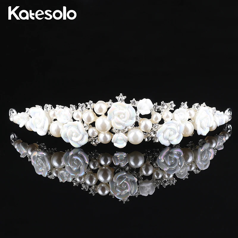 Elegant Wedding Flower Crown & Tiara Silver Color Simulated Pearl Hair Jewelry Comb For Girl Vintage Bridal Pageant Accessories
Elegant Wedding Flower Crown & Tiara Silver Color Simulated Pearl Hair Jewelry Comb For Girl Vintage Bridal Pageant Accessories