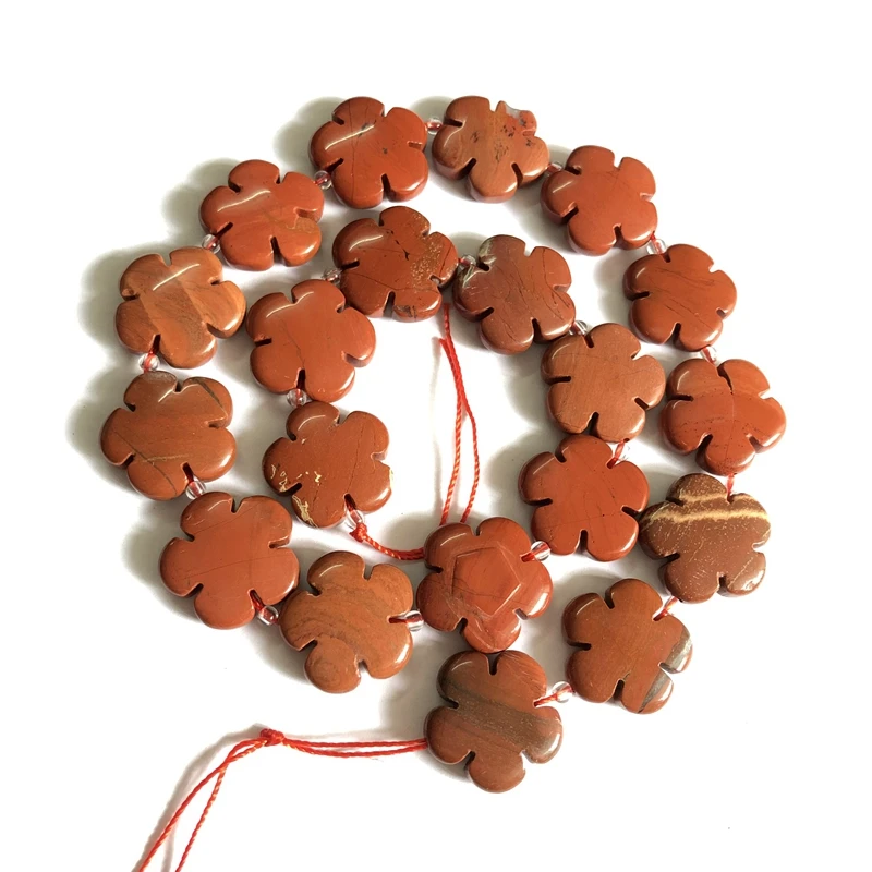 Wholesale 1string of 15.5“ Natural Red Jaspe r 20mm Flower Beads, Gem stone Loose Beads for jewelry making
Wholesale 1string of 15.5“ Natural Red Jaspe r 20mm Flower Beads, Gem stone Loose Beads for jewelry making