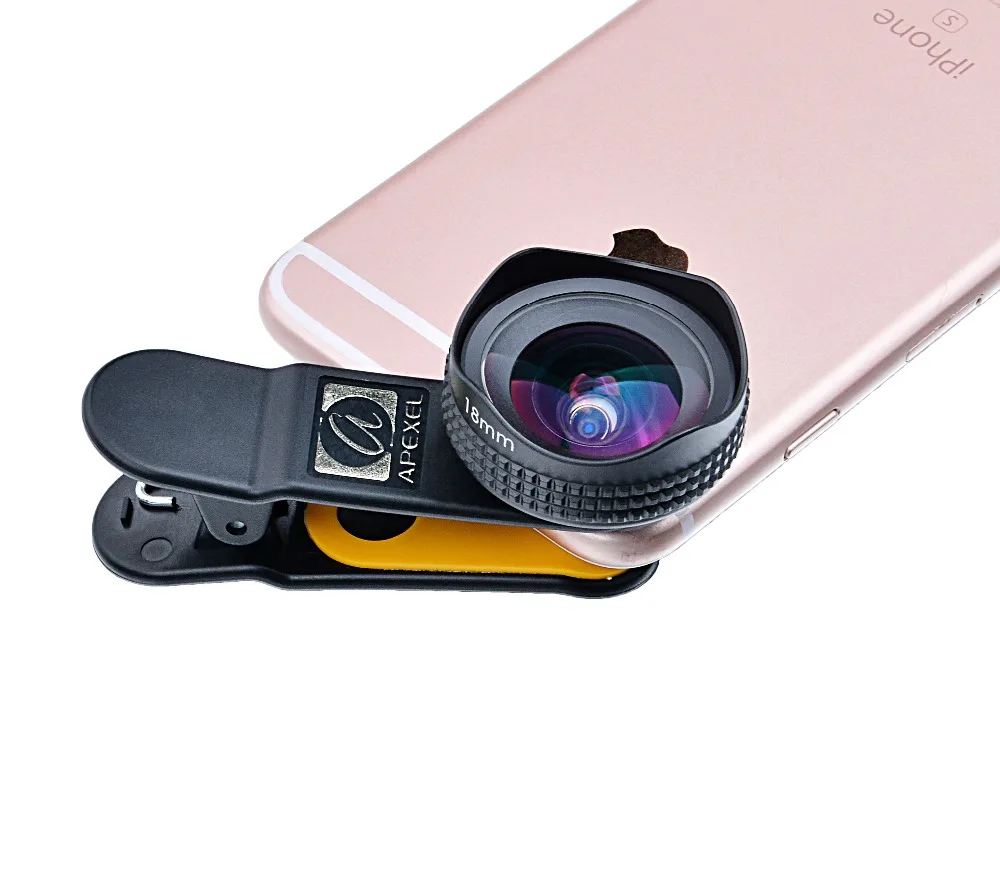 Apexel Mobile Phone Lens Camera Lens Optical 18MM Wide Angle Lens Kit With case For iPhone X lens for iphone 8S plus 7 6 5 18MM
Apexel Mobile Phone Lens Camera Lens Optical 18MM Wide Angle Lens Kit With case For iPhone X lens for iphone 8S plus 7 6 5 18MM