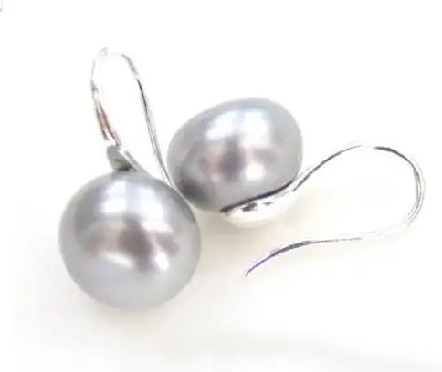 10-11mm Genuine Natural Silver Gray Freshwater Pearl Sterling Silver Earring Natural stone bread Earing silver big earrings
10-11mm Genuine Natural Silver Gray Freshwater Pearl Sterling Silver Earring Natural stone bread Earing silver big earrings