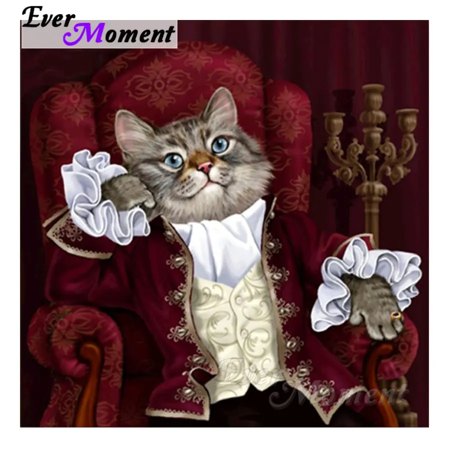 Ever Moment Diamond Painting Cat King Picture Mosaic Handmade 5D DIY Home Decoration Diamond Embroidery Full Square S2F288
Ever Moment Diamond Painting Cat King Picture Mosaic Handmade 5D DIY Home Decoration Diamond Embroidery Full Square S2F288