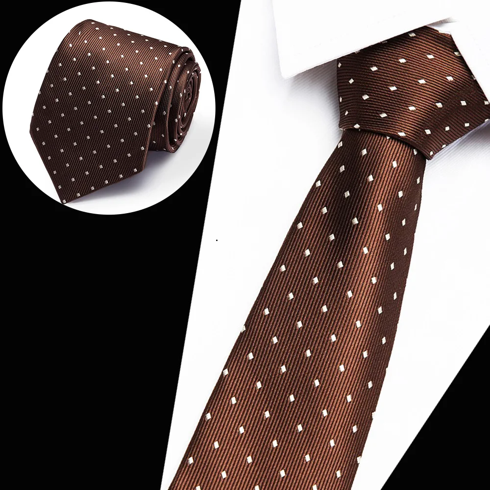 32Colors Tie for mens 100% silk neckties designers fashion men ties 7.5cm Brownred striped Dot tie wedding Party
32Colors Tie for mens 100% silk neckties designers fashion men ties 7.5cm Brownred striped Dot tie wedding Party