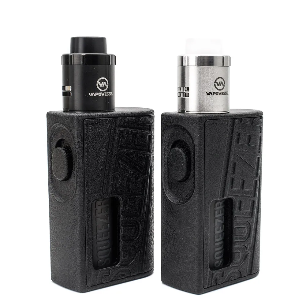 Electronic Cigarette Kit Hugo Vapor Squeezer BF Squonk with RDA Tank Compatible 18650/20700 Battery10ml Food grade Bottle
Electronic Cigarette Kit Hugo Vapor Squeezer BF Squonk with RDA Tank Compatible 18650/20700 Battery10ml Food grade Bottle
