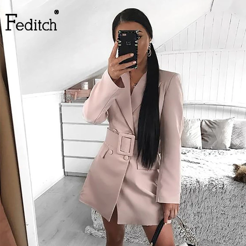 Feditch Official Blazer Summer Dress Women Split Nightclub Party Dress Fashion Solid Button Party Mini Dress Vestidos Clothes
Feditch Official Blazer Summer Dress Women Split Nightclub Party Dress Fashion Solid Button Party Mini Dress Vestidos Clothes