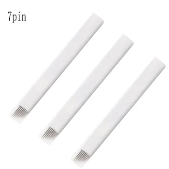 100pcs Permanent Makeup Needles Eyebrow Microblading Manual Bevel Blades 7Pins for Tattoo Machine and Pen
100pcs Permanent Makeup Needles Eyebrow Microblading Manual Bevel Blades 7Pins for Tattoo Machine and Pen