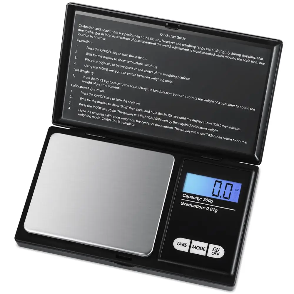 LCD Mini Electronic Digital Scale Jewelry Kitchen Weight Scales Portable High Accuracy Stainless Steel Pocket Scale
LCD Mini Electronic Digital Scale Jewelry Kitchen Weight Scales Portable High Accuracy Stainless Steel Pocket Scale