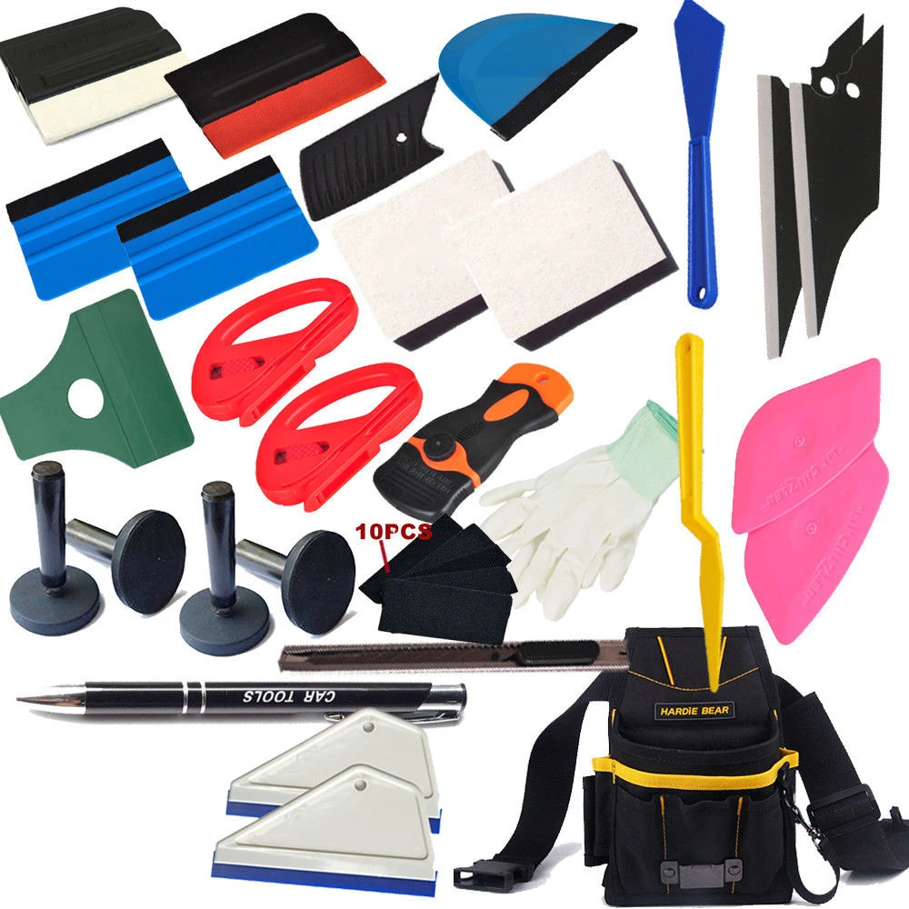 Professional Vinyl Wrap Tool Kit Bag Combo Squeegee Utility Razor Magnets Cutter
Professional Vinyl Wrap Tool Kit Bag Combo Squeegee Utility Razor Magnets Cutter