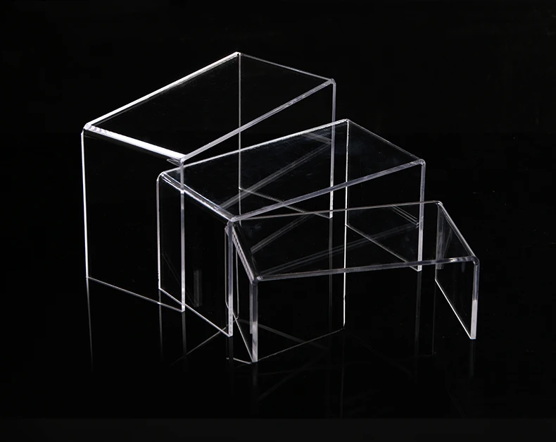 Clear U Shaped Acrylic Display Risers Set Of 3 Showcasing Jewelry Figurines Collection Stand Holder
Clear U Shaped Acrylic Display Risers Set Of 3 Showcasing Jewelry Figurines Collection Stand Holder