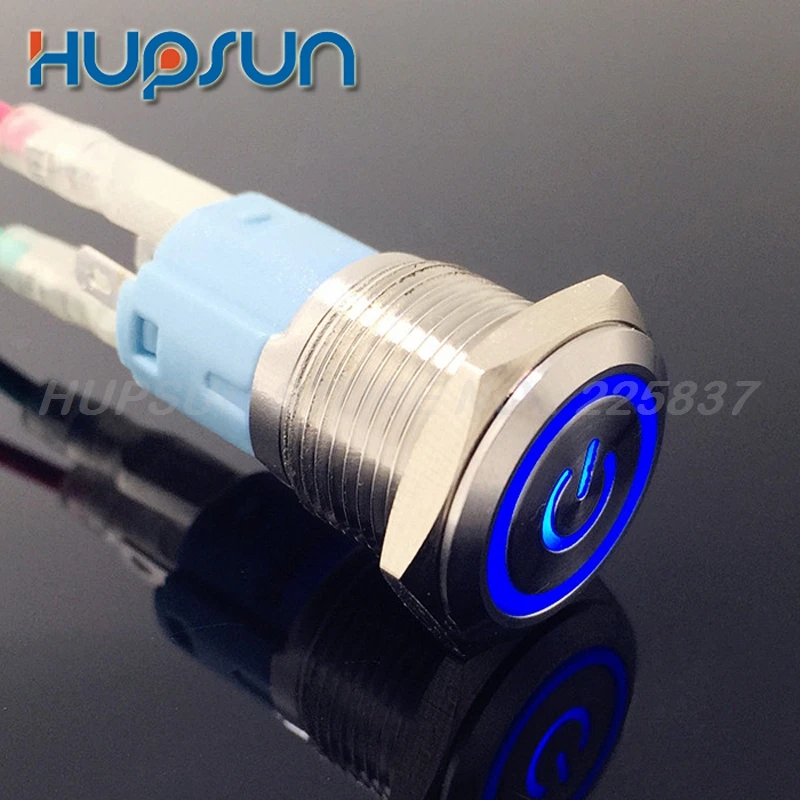5pc waterproof blue LED 5v 12v 220v 16mm lock power buttons self-locking start stop button metal push button switch latching
5pc waterproof blue LED 5v 12v 220v 16mm lock power buttons self-locking start stop button metal push button switch latching