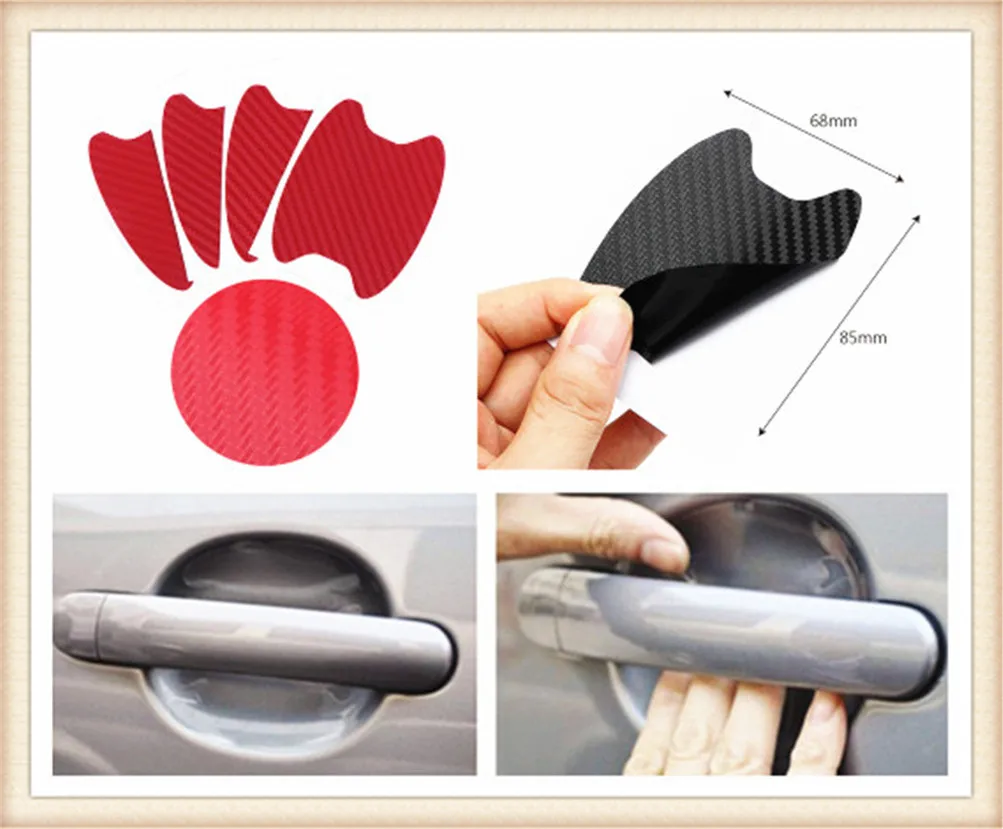 Car shape 3D carbon fiber door handle wrist anti-scratch sticker for Volkswagen vw Tuhuan 1.4T Touareg2 New Beetle Passat B6
Car shape 3D carbon fiber door handle wrist anti-scratch sticker for Volkswagen vw Tuhuan 1.4T Touareg2 New Beetle Passat B6