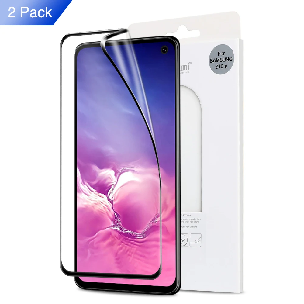2Pcs memumi for Samsung Galaxy S10e Screen Protector Full Coverage Soft Nano Film S10 e 0.12mm Support Ultrasonic Fingerprint
2Pcs memumi for Samsung Galaxy S10e Screen Protector Full Coverage Soft Nano Film S10 e 0.12mm Support Ultrasonic Fingerprint