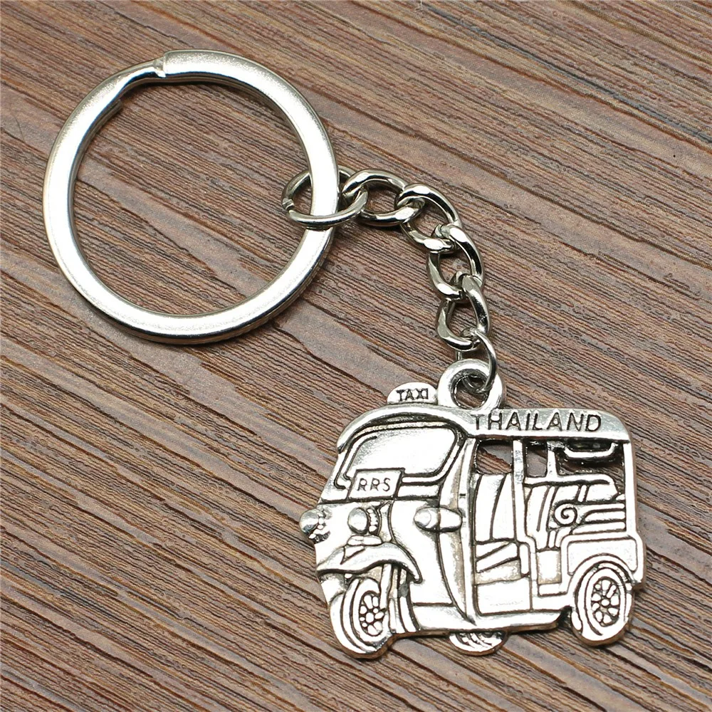 Keyring Thai Motorcycle Taxi Keychain 31x27mm Antique Silver New Fashion Handmade Metal KeyChain Souvenir Gifts For Women B14025
Keyring Thai Motorcycle Taxi Keychain 31x27mm Antique Silver New Fashion Handmade Metal KeyChain Souvenir Gifts For Women B14025